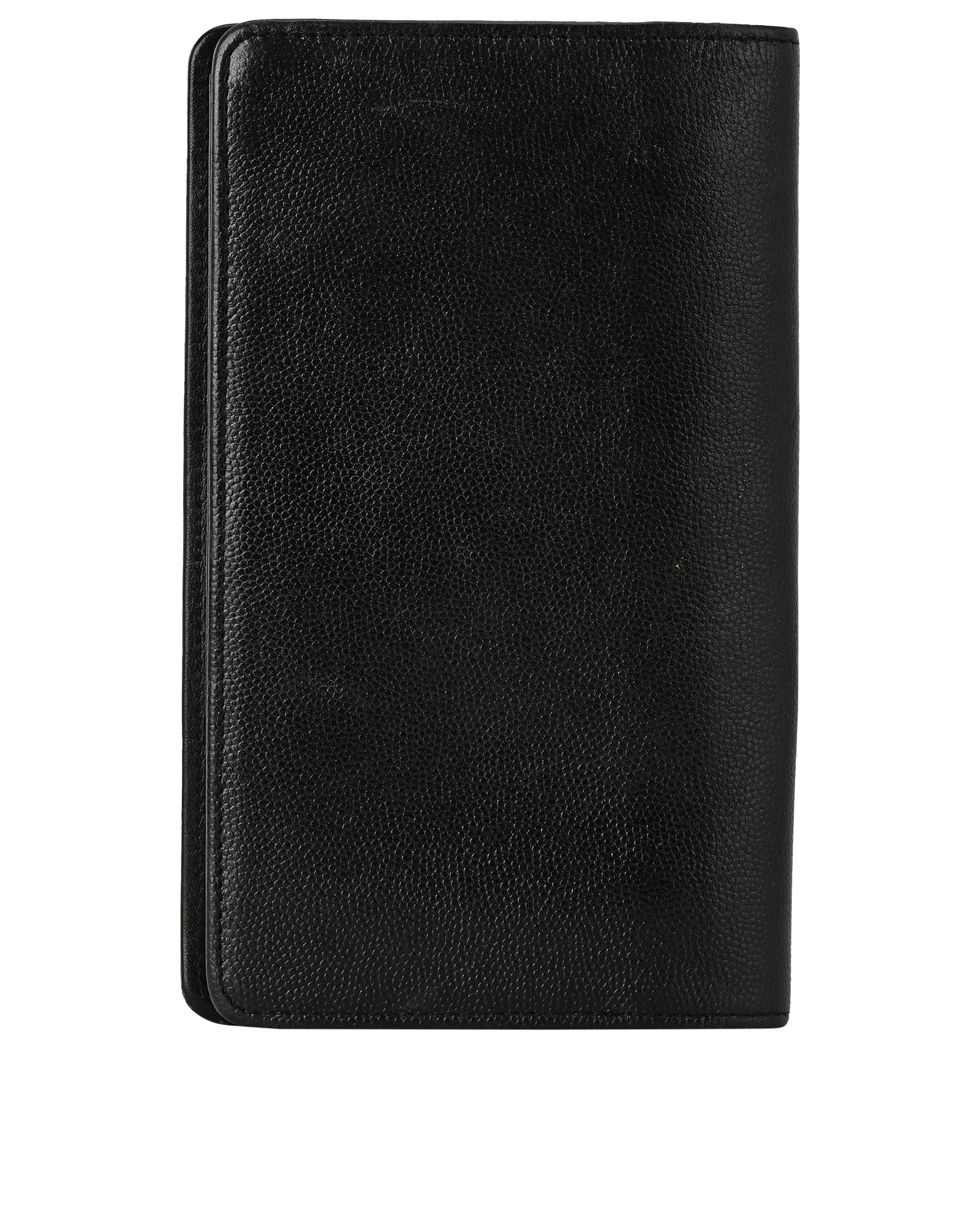 Chanel CC Logo Bifold Wallet, &pound;310, Accessories, Black, Leather, Back view